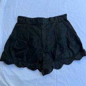 Minkpink Faux Leather Shorts - M